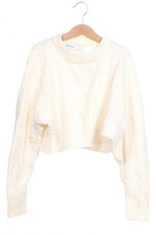 Kinderpullover Bershka, Größe 11-12y/ 152-158 cm, Farbe Ecru, Preis € 7,99