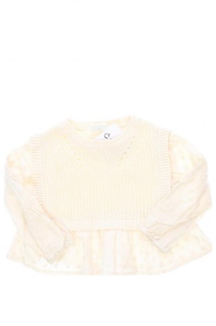 Pulover pentru copii Zara, Mărime 12-18m/ 80-86 cm, Culoare Bej, Preț 41,71 Lei