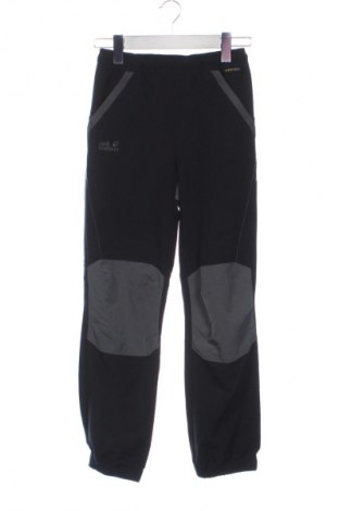 Dziecięce spodnie sportowe Jack Wolfskin, Rozmiar 9-10y/ 140-146 cm, Kolor Czarny, Cena 93,20 zł