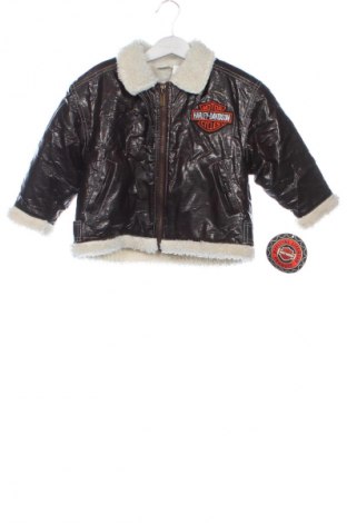 Kinderjacke Harley-Davidson, Größe 3-4y/ 104-110 cm, Farbe Braun, Preis 52,63 €