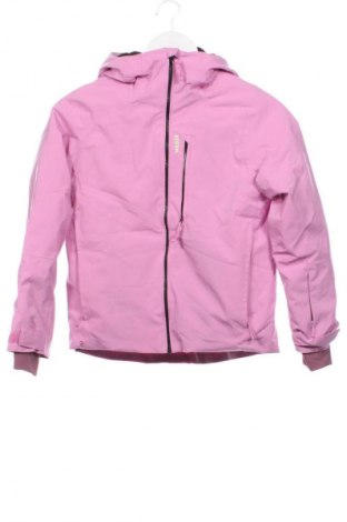 Dziecięca zimowa kurtka sportowa Decathlon, Rozmiar 7-8y/ 128-134 cm, Kolor Różowy, Cena 98,99 zł