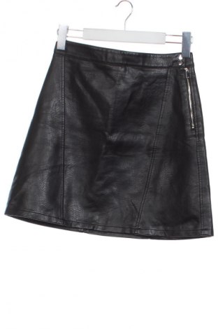 Δερμάτινη φούστα Zara, Μέγεθος XS, Χρώμα Μαύρο, Τιμή 8,99 €