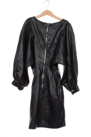 Δερμάτινο φόρεμα Bershka, Μέγεθος XS, Χρώμα Μαύρο, Τιμή 9,99 €