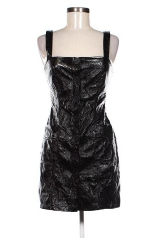 Lederkleid Stradivarius, Größe M, Farbe Schwarz, Preis 6,99 €