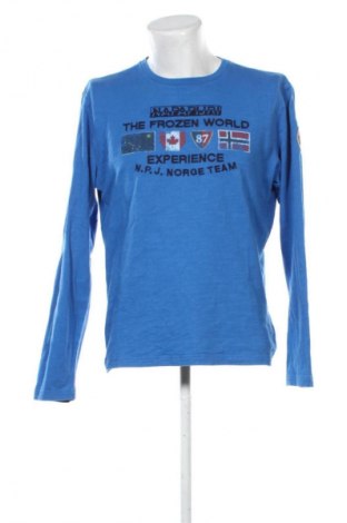 Pánské tričko  Napapijri, Velikost XL, Barva Modrá, Cena  907,00 Kč