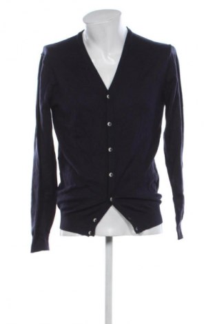 Jachetă tricotată de bărbați Cotton&silk, Mărime XL, Culoare Albastru, Preț 49,99 Lei