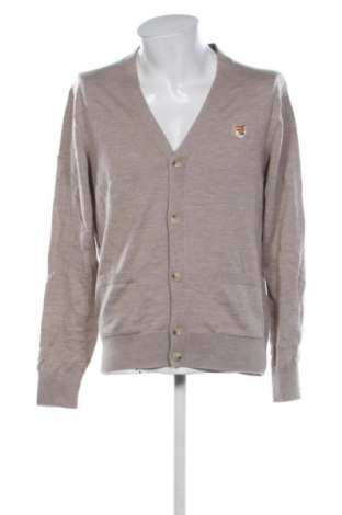 Jachetă tricotată de bărbați Maison Kitsuné, Mărime L, Culoare Bej, Preț 339,99 Lei