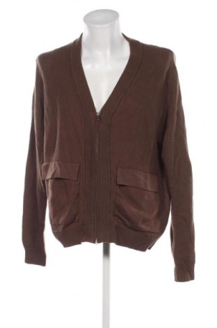 Jachetă tricotată de bărbați Pier One, Mărime L, Culoare Maro, Preț 196,99 Lei