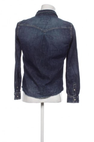 Cămașă de bărbați Bershka, Mărime M, Culoare Albastru, Preț 78,20 Lei