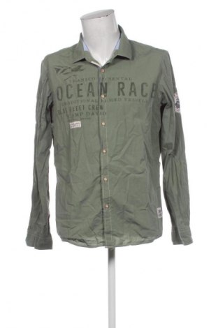 Ανδρικό πουκάμισο Camp David, Μέγεθος L, Χρώμα Πράσινο, Τιμή 28,12 €