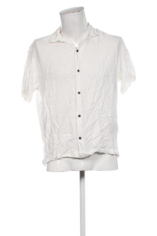 Ανδρικό πουκάμισο Jack & Jones, Μέγεθος M, Χρώμα Εκρού, Τιμή 11,99 €