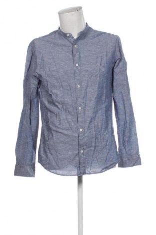 Ανδρικό πουκάμισο Jack & Jones, Μέγεθος L, Χρώμα Μπλέ, Τιμή 17,00 €