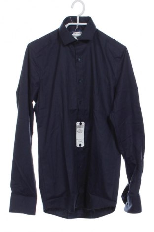 Ανδρικό πουκάμισο Olymp, Μέγεθος S, Χρώμα Μπλέ, Τιμή 75,99 €
