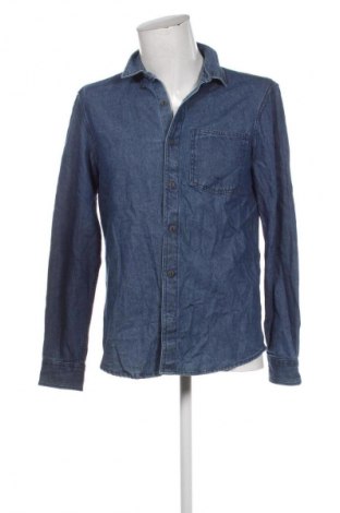 Cămașă de bărbați Pull&Bear, Mărime M, Culoare Albastru, Preț 39,99 Lei