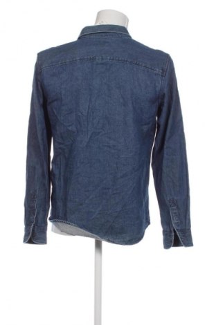Cămașă de bărbați Pull&Bear, Mărime M, Culoare Albastru, Preț 39,99 Lei