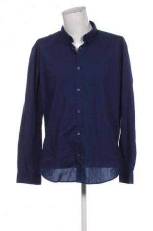 Herrenhemd Smog, Größe XXL, Farbe Blau, Preis 8,99 €
