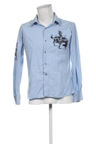 Cămașă de bărbați Unbranded, Mărime M, Culoare Albastru, Preț 77,00 Lei
