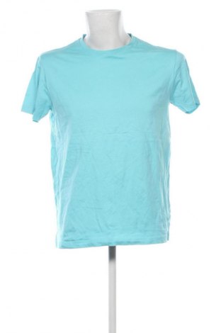 Ανδρικό t-shirt Dressmann, Μέγεθος L, Χρώμα Μπλέ, Τιμή 9,99 €