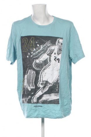 Tricou de bărbați Jack & Jones, Mărime 5XL, Culoare Albastru, Preț 52,99 Lei