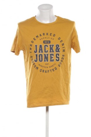 Tricou de bărbați Jack & Jones, Mărime XL, Culoare Galben, Preț 52,99 Lei