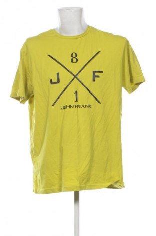 Herren Shirt John Frank, Größe XXL, Farbe Grün, Preis 14,00 €