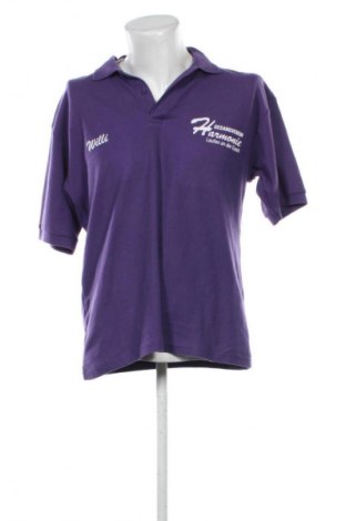 Herren T-Shirt Russell, Größe M, Farbe Lila, Preis € 10,00