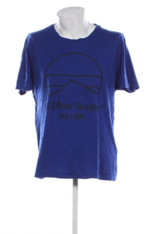 Herren T-Shirt S.Oliver, Größe XXL, Farbe Blau, Preis € 10,99