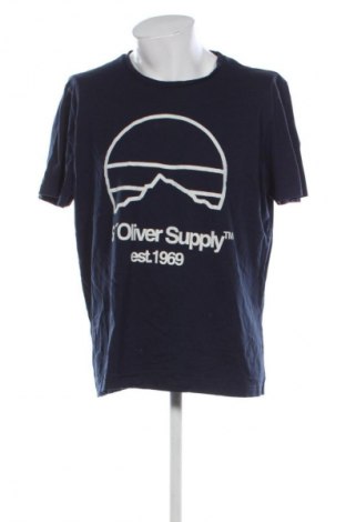 Tricou de bărbați S.Oliver, Mărime XXL, Culoare Albastru, Preț 50,99 Lei