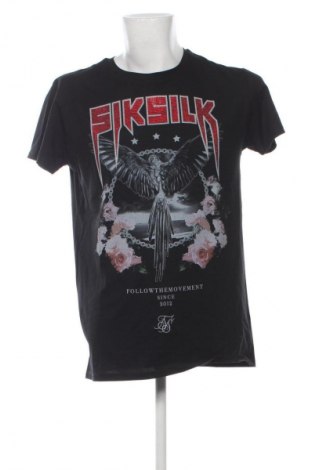 Męski T-shirt SikSilk, Rozmiar M, Kolor Kolorowy, Cena 41,02 zł