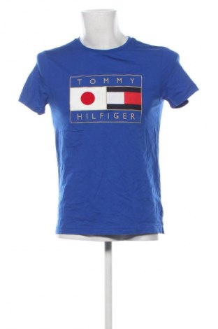 Męski T-shirt Tommy Hilfiger, Rozmiar S, Kolor Niebieski, Cena 103,99 zł