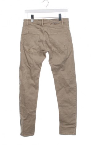 Blugi de bărbați Bershka, Mărime S, Culoare Bej, Preț 55,99 Lei