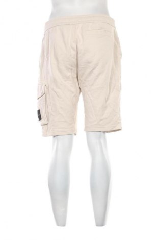 Pantaloni scurți de bărbați Calvin Klein Jeans, Mărime L, Culoare Ecru, Preț 141,99 Lei