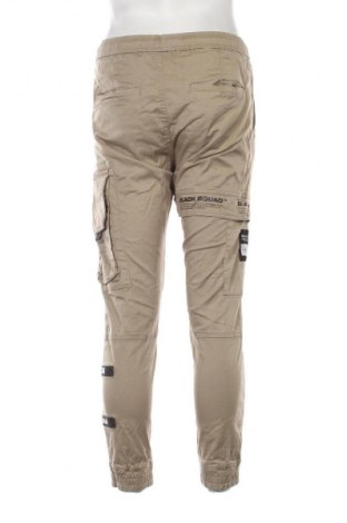Pantaloni de bărbați Black Squad, Mărime M, Culoare Bej, Preț 66,99 Lei