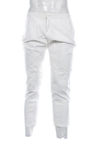 Pantaloni de bărbați United Colors Of Benetton, Mărime L, Culoare Alb, Preț 50,99 Lei