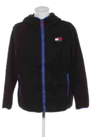 Herren Fleece Sweatshirt  Tommy Jeans, Größe XXL, Farbe Schwarz, Preis 127,99 €