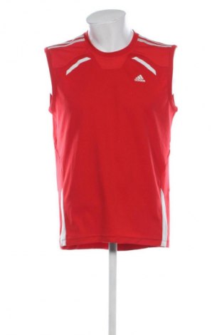 Herren Tanktop Adidas, Größe L, Farbe Rot, Preis € 16,99