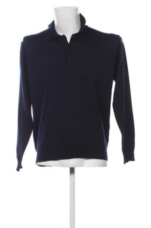 Męski sweter A.W.Dunmore, Rozmiar L, Kolor Niebieski, Cena 96,45 zł