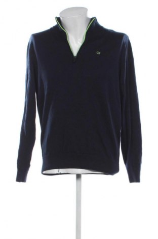 Ανδρικό πουλόβερ Calvin Klein, Μέγεθος L, Χρώμα Μπλέ, Τιμή 35,99 €