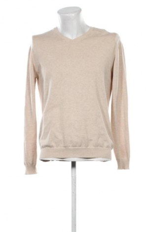 Herrenpullover Finshley&Harding, Größe L, Farbe Beige, Preis € 25,00