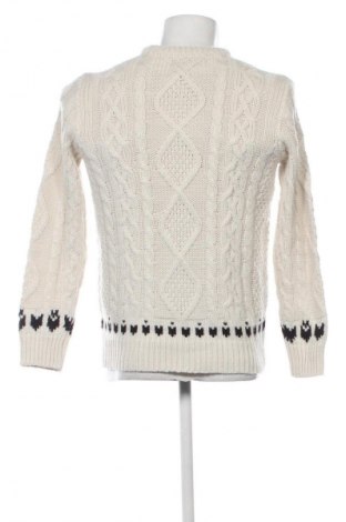 Herrenpullover Piazza Italia, Größe M, Farbe Ecru, Preis 9,99 €