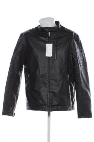 Męska skórzana kurtka Defacto, Rozmiar XXL, Kolor Czarny, Cena 212,99 zł