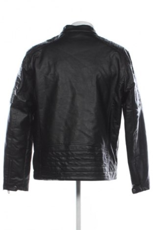 Męska skórzana kurtka Defacto, Rozmiar XXL, Kolor Czarny, Cena 212,99 zł