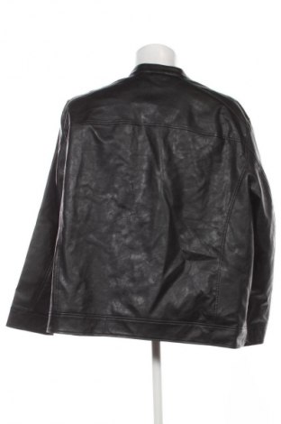 Herren Lederjacke Jack & Jones, Größe 4XL, Farbe Schwarz, Preis € 32,99