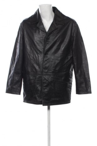 Pánska kožená bunda  Massimo Dutti, Veľkosť XXL, Farba Čierna, Cena  75,95 €