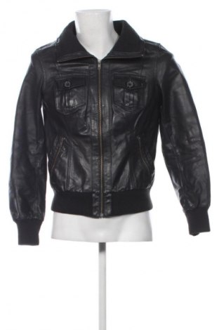 Pánská kožená bunda  ONLY, Velikost L, Barva Černá, Cena  850,00 Kč