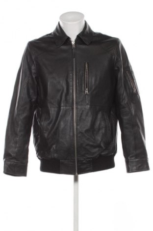 Geacă de piele pentru bărbati Ross & Cole, Mărime L, Culoare Negru, Preț 529,99 Lei