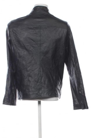 Ανδρικό δερμάτινο μπουφάν Selected Homme, Μέγεθος L, Χρώμα Μπλέ, Τιμή 92,99 €