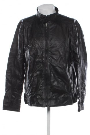 Ανδρικό δερμάτινο μπουφάν Strellson, Μέγεθος XXL, Χρώμα Μαύρο, Τιμή 139,99 €