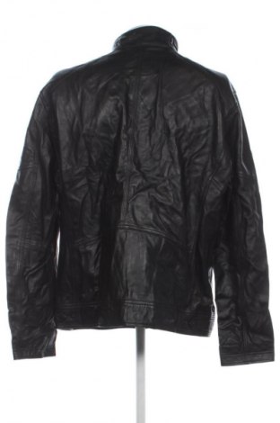 Ανδρικό δερμάτινο μπουφάν Strellson, Μέγεθος XXL, Χρώμα Μαύρο, Τιμή 139,99 €