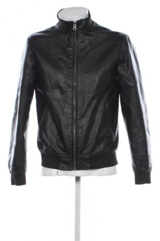 Męska skórzana kurtka Terranova, Rozmiar M, Kolor Czarny, Cena 101,99 zł